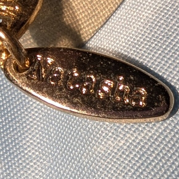 Natasha Gold Floral Statement Cuff 5163 - Picture 6 of 6